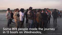 English Channel crossings pass 25,000 arrivals in record time News Clip