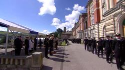 Boris Johnson at Britannia Royal Naval College News Clip