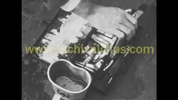 Watercolor Paints, 1950s Stock Footage