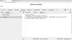 Modern Web Design with HTML5, CSS3, and JavaScript - JavaScript Code Challenge – Output Action Challenge Instructional Video