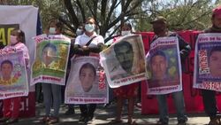 CLEAN : Families of missing Mexico students urge Israel to deport suspect News Clip