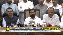 BJP Clears Fadnavis' Name For Chief Minister Of Maharashtra, Shiv Sena Leaders In The Run News Clip