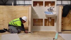 CLEAN : Coronavirus: Field hospital set up at Welsh rugby training facility News Clip