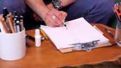 How to Indicate the Inside of the Garment on a Sketch Instructional Video