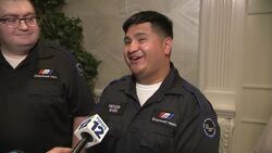 'It is an event that just hits you in the heart.' First responders unite with patients they saved News Clip