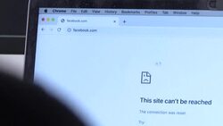 CLEAN : 'This site can't be reached': Russia blocks Facebook amid war with Ukraine News Clip
