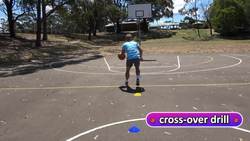 #2. How to teach: Dribbling with cross-overs › Relay drill | Basketball skills in PE Instructional Video