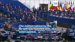 Von der Leyen's Commission survives far-right and far-left no-confidence motions News Clip