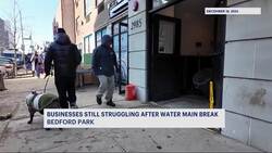 Bedford Park businesses still struggling in New Year after water main break News Clip
