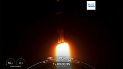 SpaceX launches world's most powerful rocket into orbit News Clip