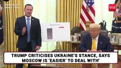 Trump Says Russia ‘Easier’ To Deal With, Criticises Ukraine As Moscow Intensifies Strikes On Kyiv News Clip