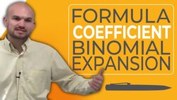What is the formula for find the coefficient of any term in a binomial expansion Instructional Video