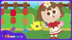 Sing a Song of Flowers |The Kiboomers | Kids Songs | Colors for Kids | Spring Song | Nursery Rhymes Instructional Video