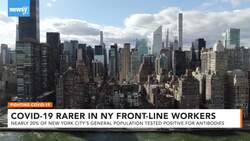New York Governor: COVID-19 Rates Lower Among Front-Line Workers News Clip