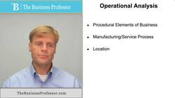 What is an Operational Analysis? Instructional Video