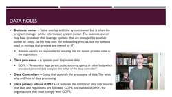 CISSP Crash Course - Data Roles Instructional Video