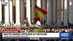 White smoke appears at Vatican, indicating new pope has been selected News Clip