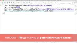 Master Microservices with Spring Boot and Spring Cloud - Step 06 – Connect Spring Cloud Config Server to Local Git Repository – V2 Instructional Video