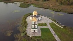 Savior Transfiguration the church Stock Footage