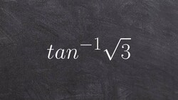 How to find the angle given the inverse of tangent Instructional Video