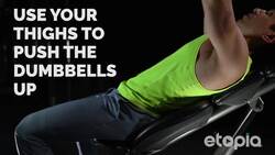 Inclined chest press with dumbells Instructional Video
