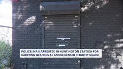 Unlicensed security guard outside Huntington Station bar had fake gun, Taser and mace: Suffolk PD News Clip