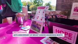 American Cancer Society, survivors mark 40 years of Breast Cancer Awareness Month News Clip