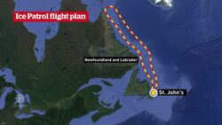 Hunting for icebergs off the coast of Labrador News Clip