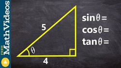 How to use your trig functions to evaluate using the sides of a triangle Instructional Video