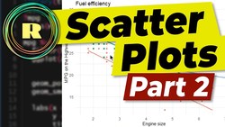 Create a scatter plot using R programming. How to use ggplot for data visualisation. Instructional Video