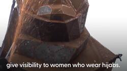 'Strength of the Hijab' sculpture may be world's first Instructional Video