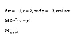 Evaluate Algebraic Expressions Instructional Video
