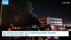 Death Toll Reaches 94 In Fire At Iraqi Coronavirus Ward News Clip