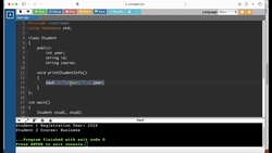C++: Learn how to use a Member Function to update Attributes of an Object Instructional Video