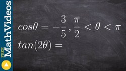Given a Triangle Evaluate the Double Angle Instructional Video
