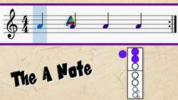 Recorder for Kids: Playing the A Note Instructional Video