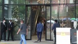 CLEAN : Scene at hospital where Brazil's Bolsonaro remains for second day News Clip