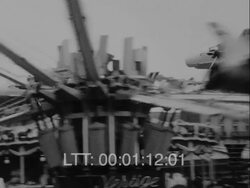 Fun Fair In France Stock Footage