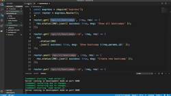 Node.js API Masterclass with Express and MongoDB - Using the Express Router Instructional Video