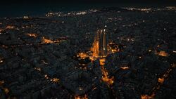 Sagrada Familia Unveiled: Stunning Drone Views of Gaudí's Marvel Stock Footage