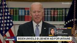 Biden Unveils $1.3 Billion More in Arms, Aid for Ukraine News Clip