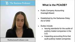 Auditing - Public Company Accounting Oversight Board Instructional Video