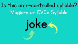 R-controlled Syllables {Syllable Types} Instructional Video