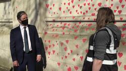 Sir Keir Starmer: Memorial remembering Covid-19 victims 'moving and emotional' News Clip