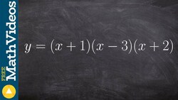 Determine the end behavior of a factored polynomial Instructional Video
