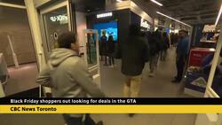 Black Friday shoppers out looking for deals in the GTA News Clip