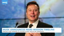 Elon Musk Says SpaceX Has A Timeline For Its Mars Mission News Clip