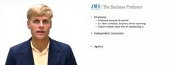 Employer vs Independent Contractor - Agency Law Instructional Video