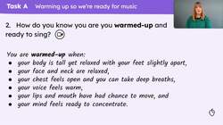 Singing, moving and playing to a steady pulse Instructional Video