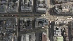 Aerials of Oxford Street News Clip